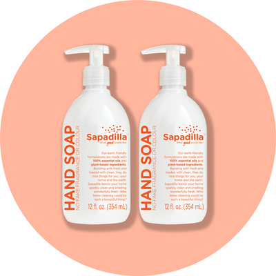 Sapadilla Grapefruit + Bergamot HAND SOAP 2 PACK