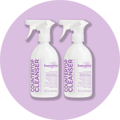 Sapadilla Sweet Lavender + Lime COUNTERTOP CLEANSER 2 PACK