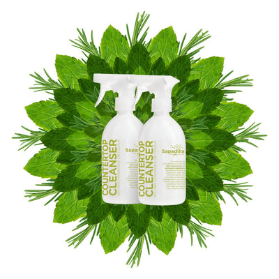 Sapadilla Rosemary + Peppermint COUNTERTOP CLEANSER 2 PACK